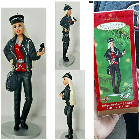 Harley‎ Davidson Barbie Keepsake Ornament - Picture 1 of 1